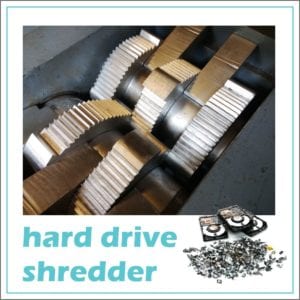 hard drive shredding machine