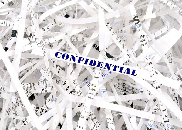 confidential document shredding services