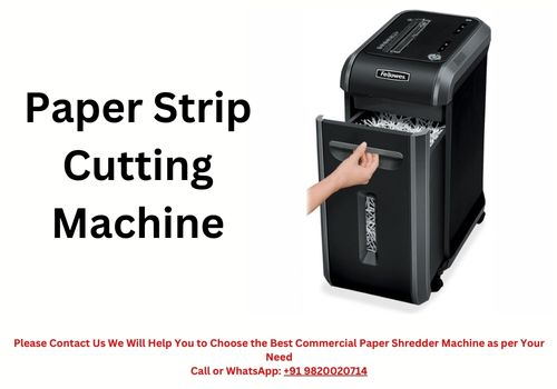 Paper Strip Cutting Machine