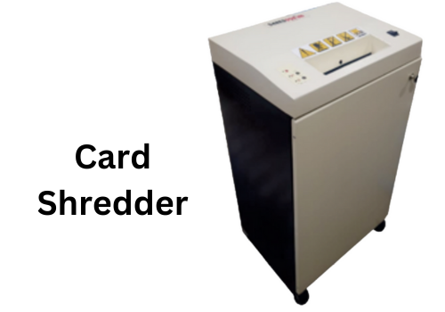 card shredder machine