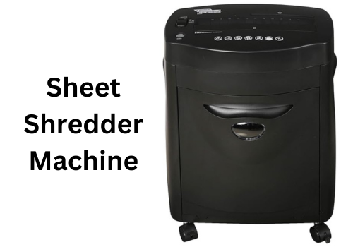Sheet Shredder Machine