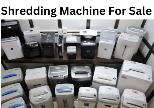 shredding machine for sale