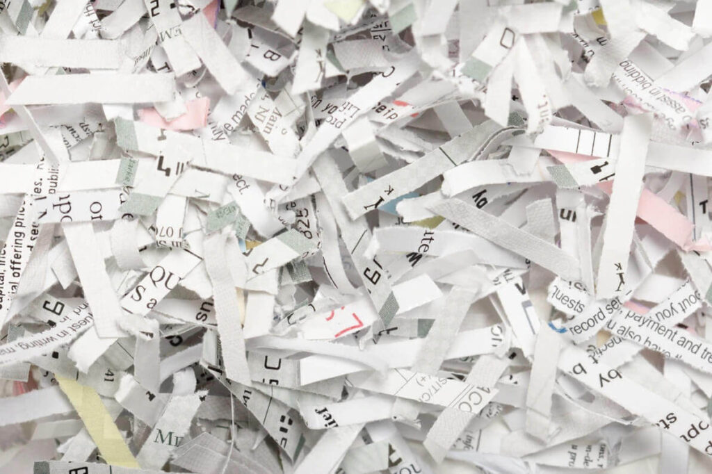 Confetti shredder