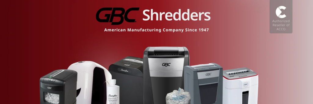 gbc paper shredder
