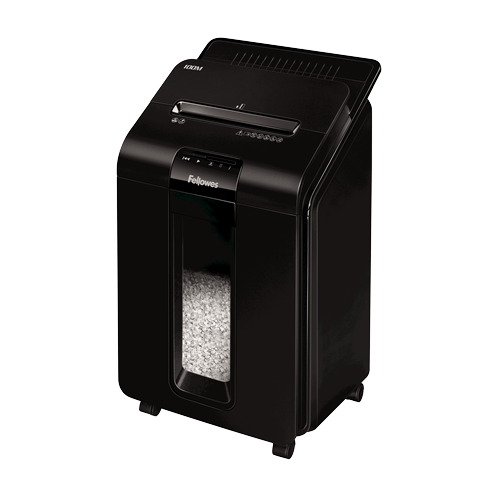 Fellowes 100M Auto Feed Effortless Shredding with Hands-Free Shredder