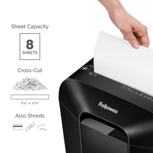 8 sheets paper shredder