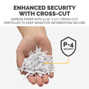 cross cut p4 shredder