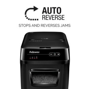 auto reverse fellowes shredder