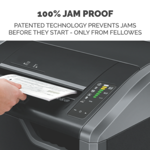 100% jam proof 425hs shredder