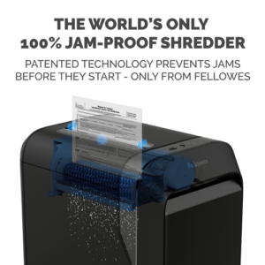 100% jam proof fellowes shredders