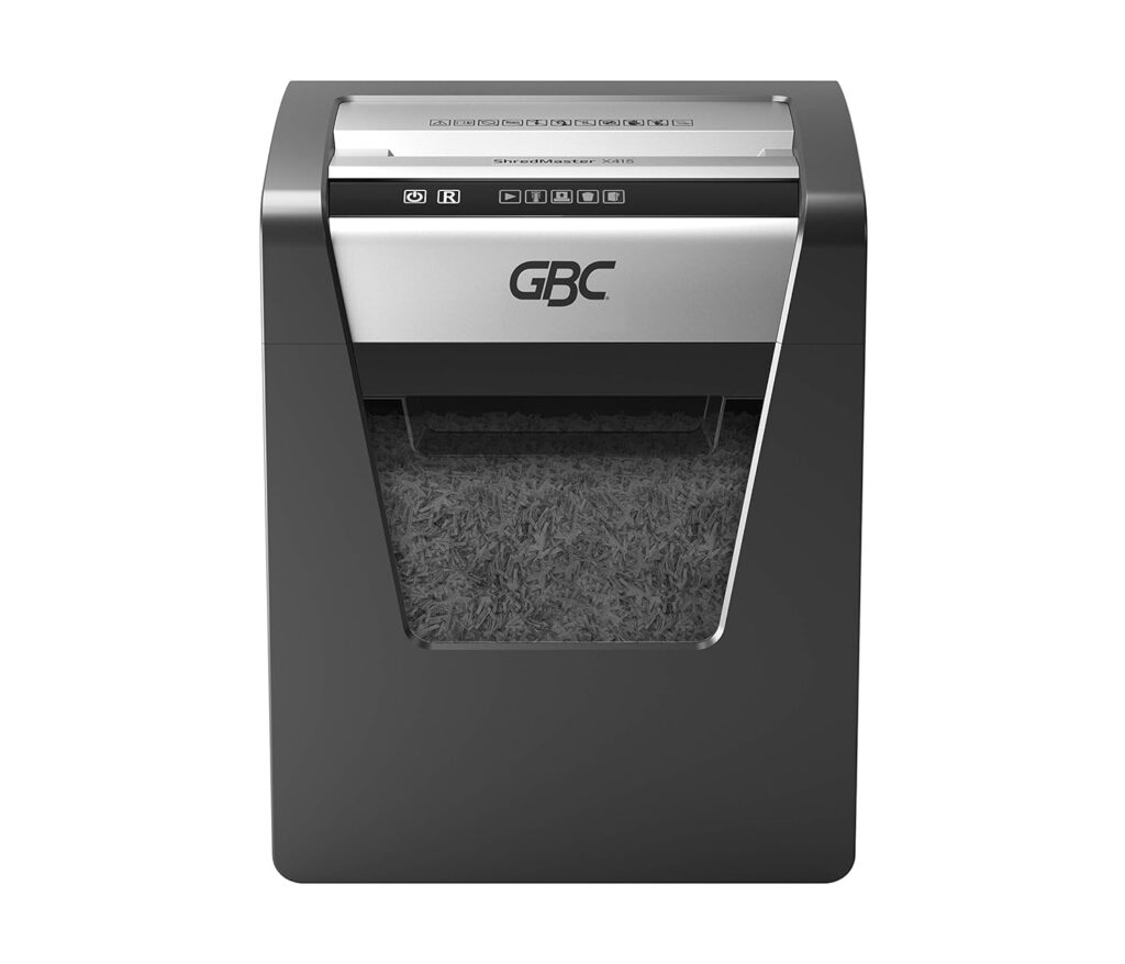 gbc shredmaster x415 paper shredder