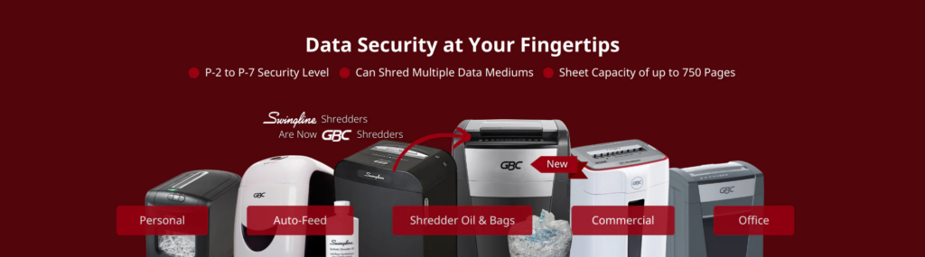 GBC Paper Shredder Dealers