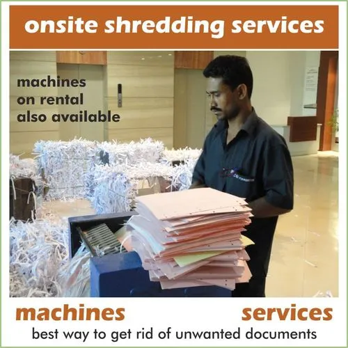 Industrial paper shredder hire near me