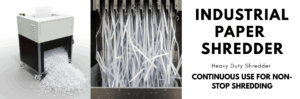 heavy duty industrial paper shredder
