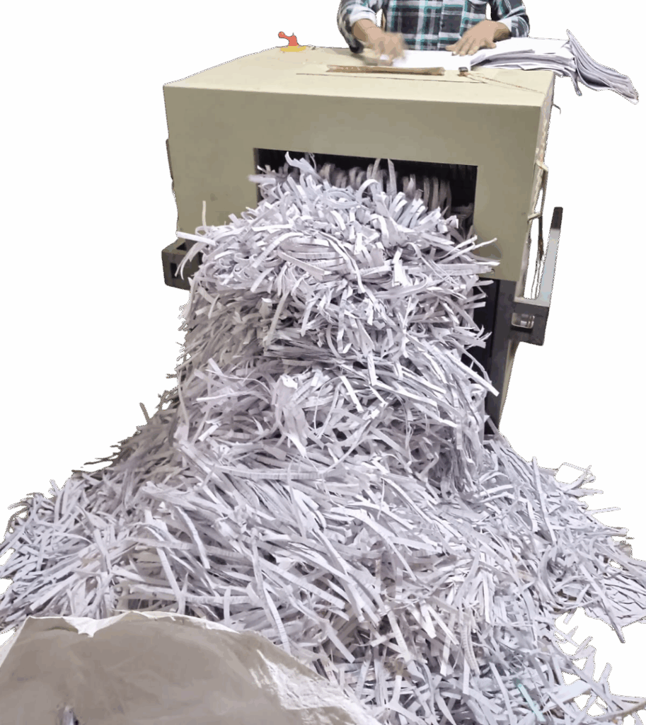 Industrial paper shredder