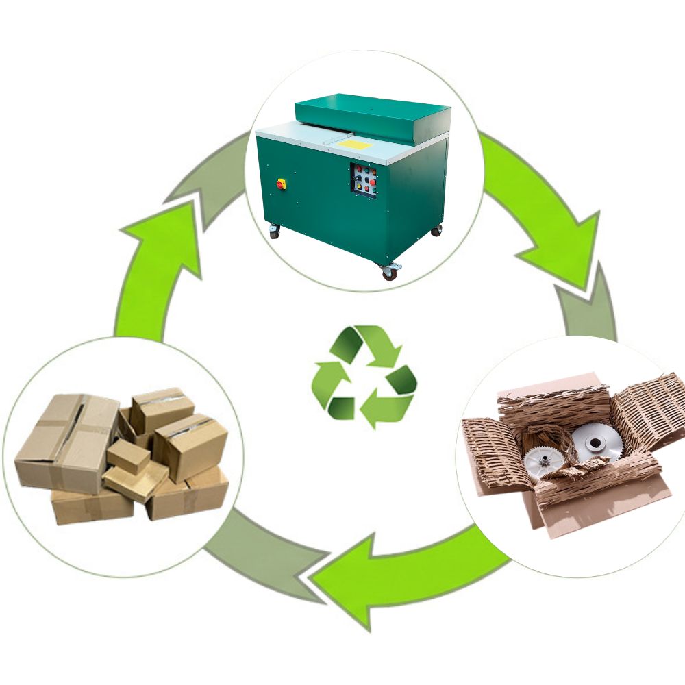 cardboard recycling shredder